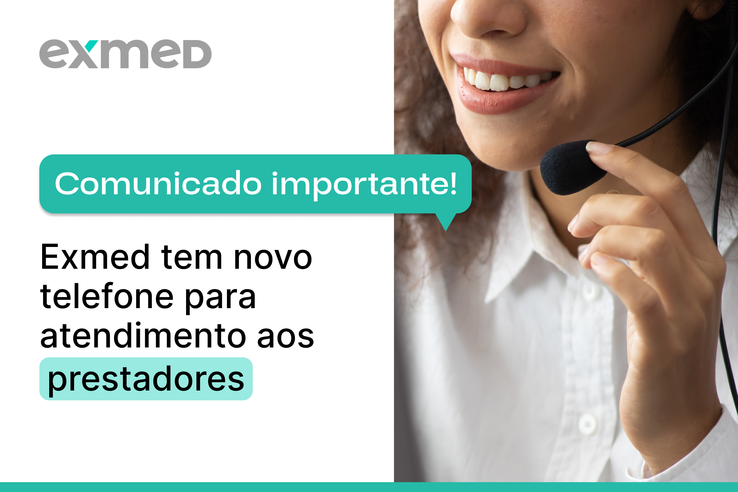Exmed tem novo telefone para atendimento aos prestadores